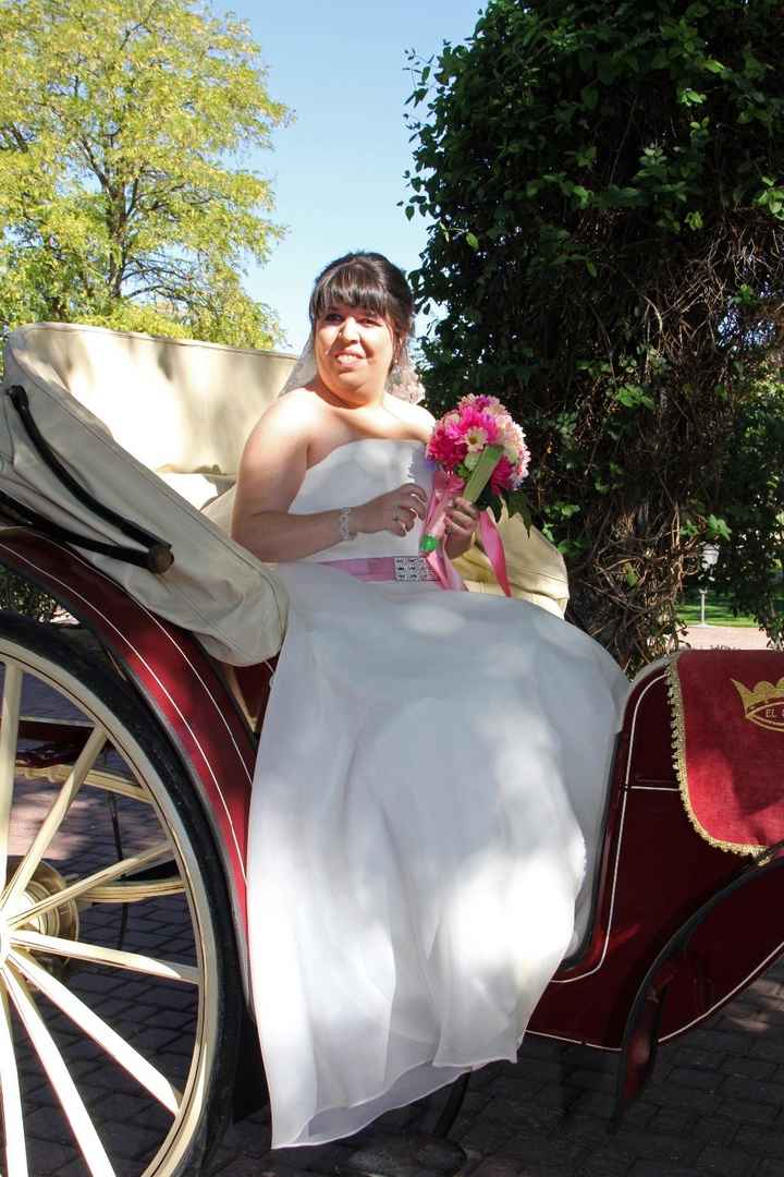 mi llegada a la ceremonia 