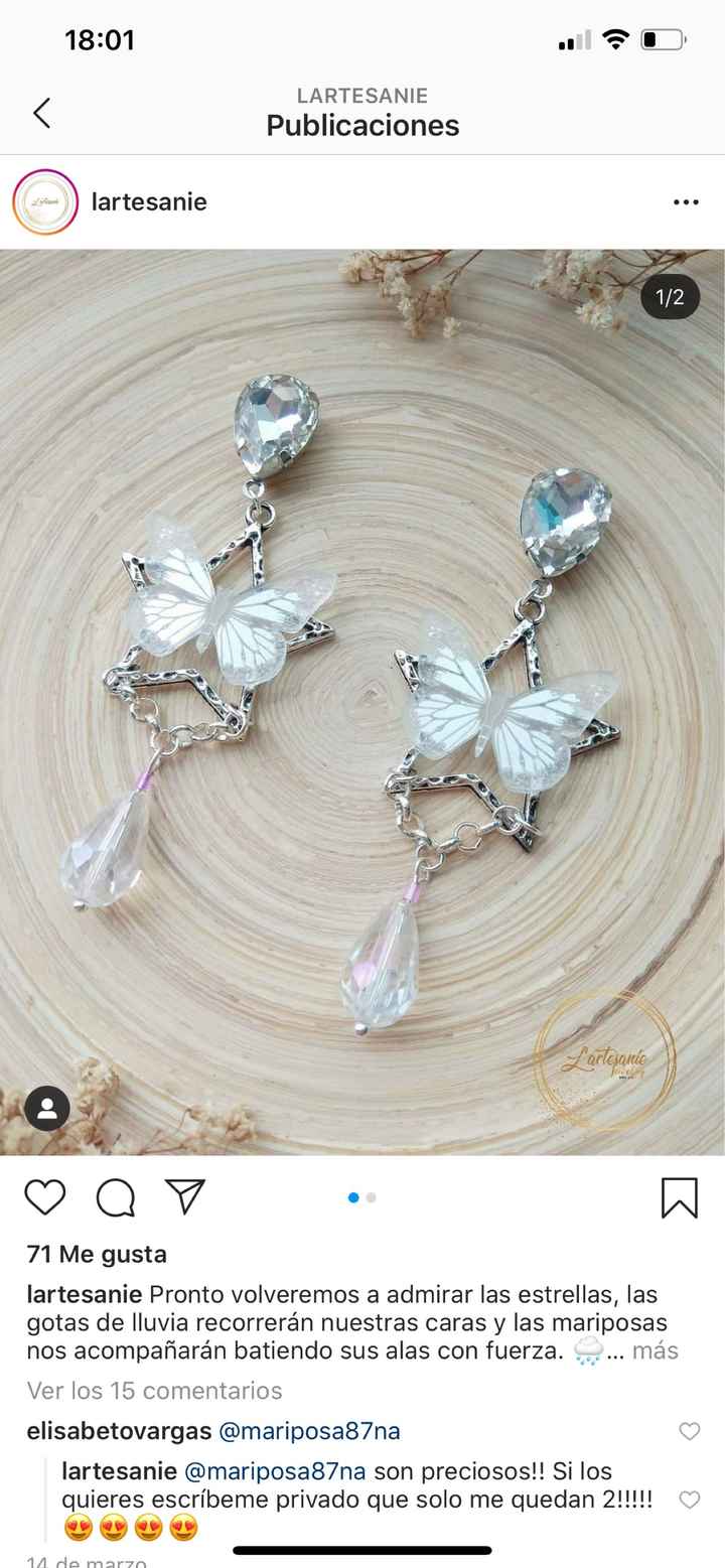 Ya tengo pendientes de novia :) - 1