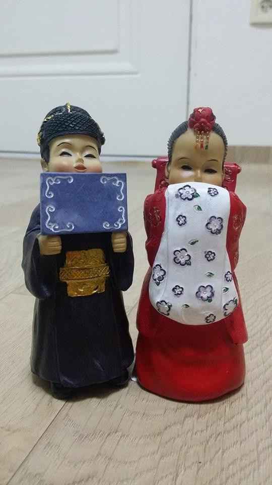 novios para la tarta de boda
