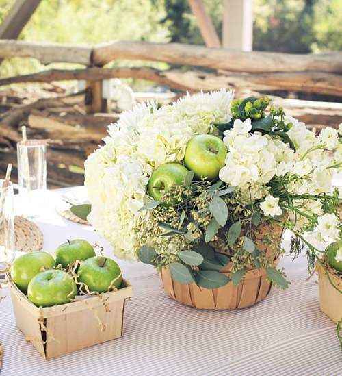 decoracion con fruta