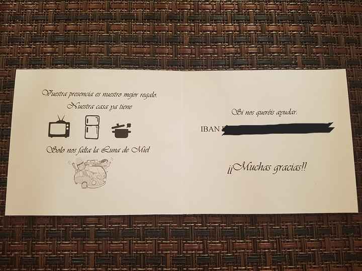 Tarjeta para la cuenta corriente.