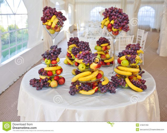 mesa de Candy de frutas