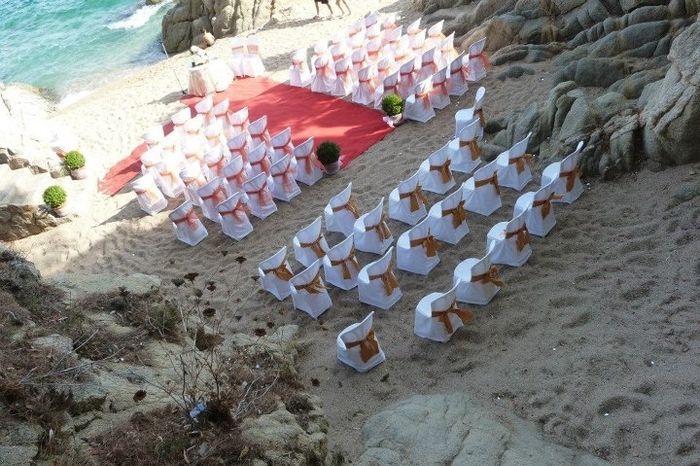 CEREMONIA A PIE DE PLAYA!!