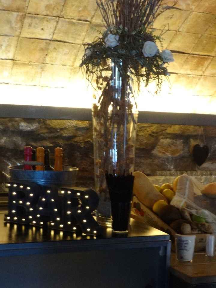 decoración barra bar