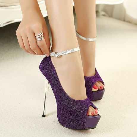 Zapatos de color novias 2015 - 1