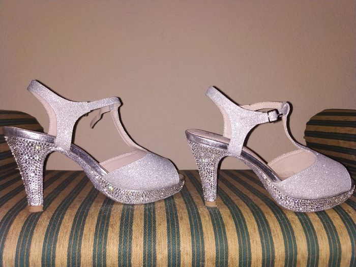 Decorar Zapatos Novia con cristales, perlas, purpurina... 14
