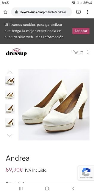 Mis primeros zapatos de novia😍✅ 4