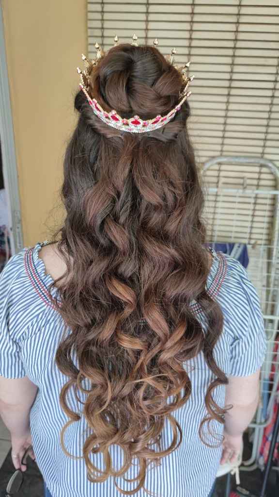 Prueba de maquillaje y peinado superada con exito😍👏🏻💪🏻 - 4