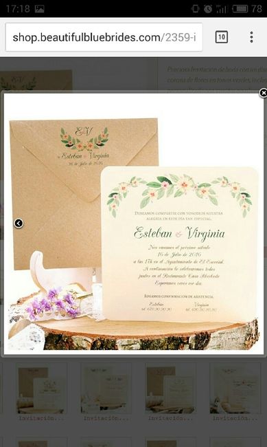 Invitaciones boda baratas - 1