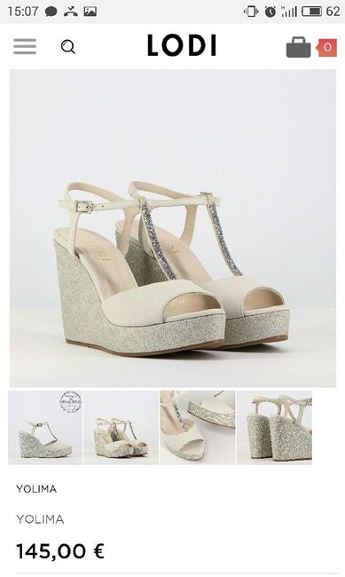 Zapatos de cuña para novias que no sean de esparto - 2