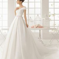 Vestido corte princesa hombros caidos low cost (desesperada) - 1