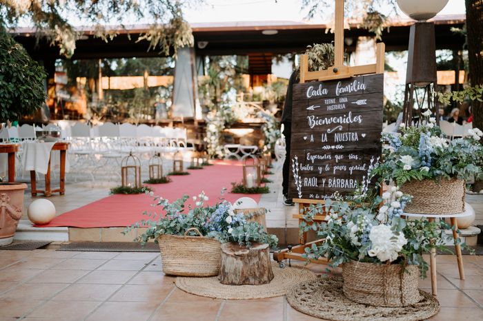 Cartel de bienvenida 7