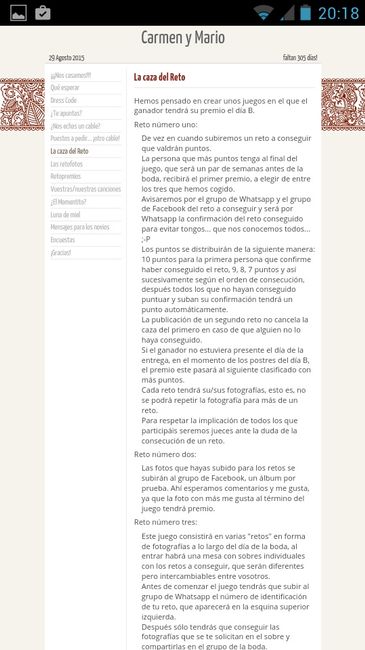 Detalles de mi web de boda  - 12