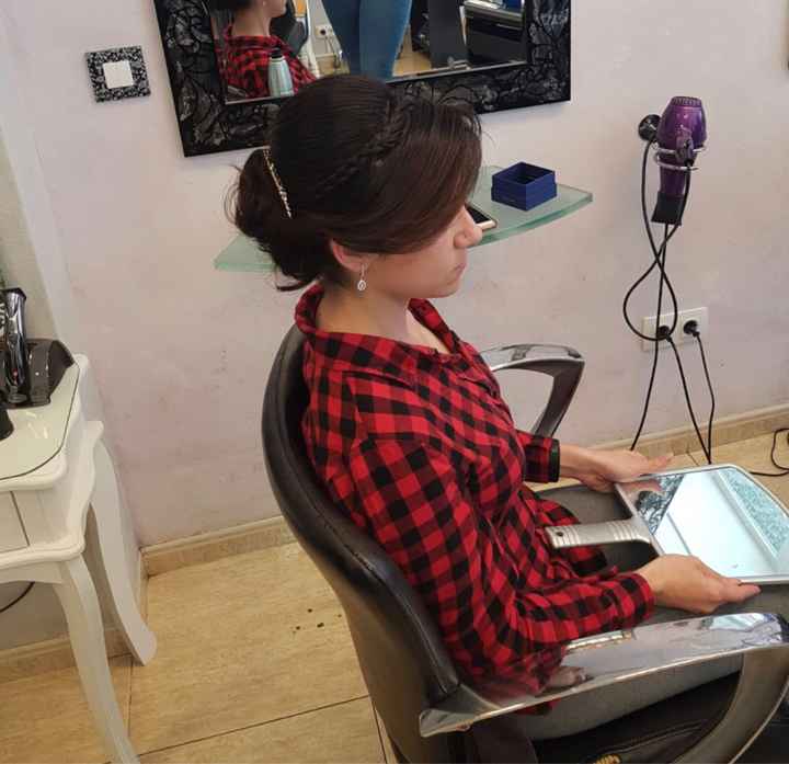 Mi prueba de peinado y maquillaje! - 3