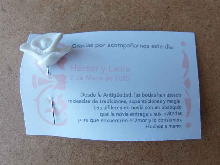 tarjetas alfileres