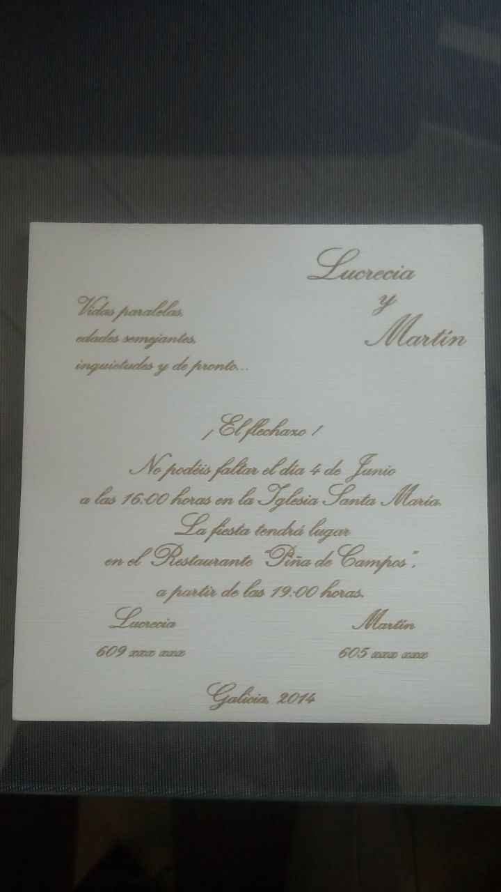 Invitacion boda - 1