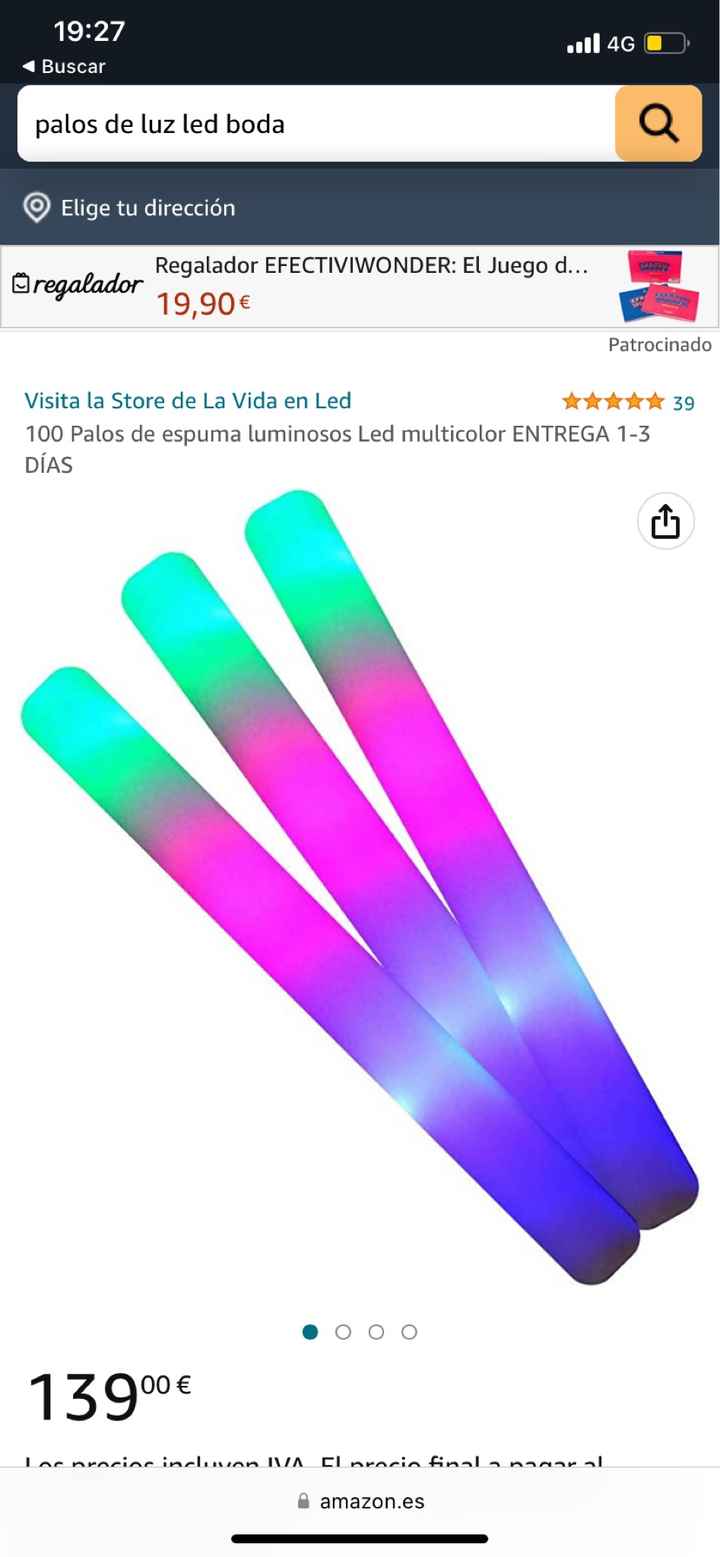 Palos de luz led - 1