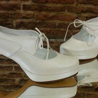 Zapatos plateados con punta redonda ? - 1