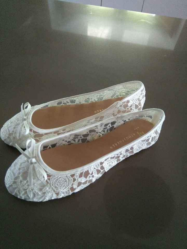 Sandalias planas de novia - 1