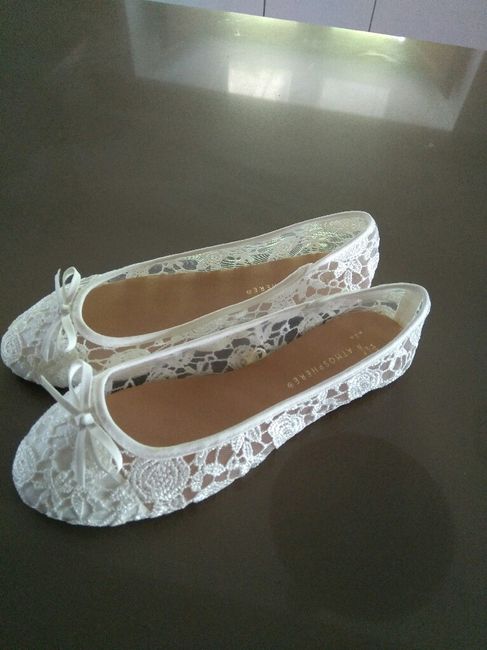 Sandalias planas de novia - 1