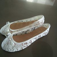 Sandalias planas de novia - 1