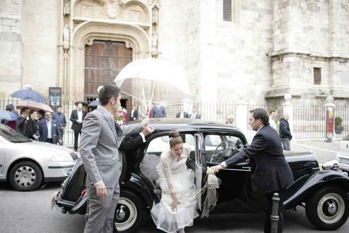 Llegada a la Iglesia