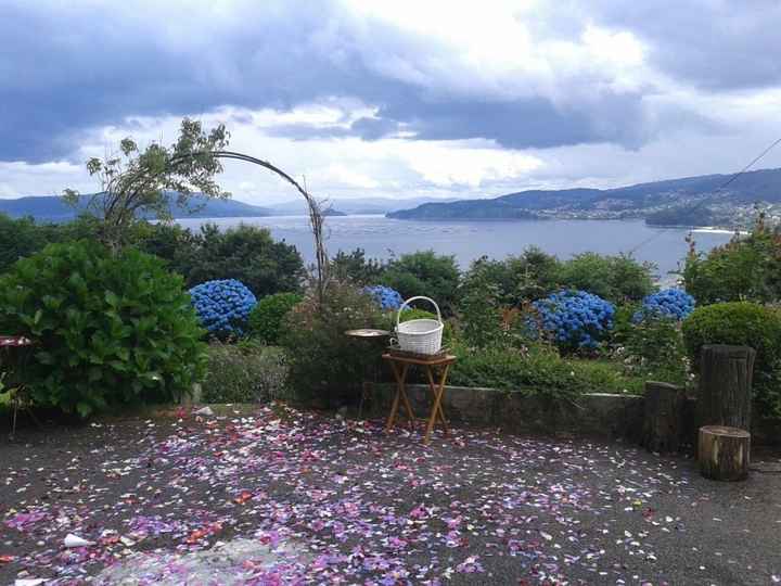 Vista de la Ría desde el pazo