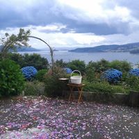 Vista de la Ría desde el pazo