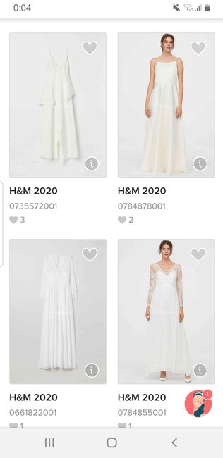 Que os parece el catálogo de vestidos de novia de h&m 1