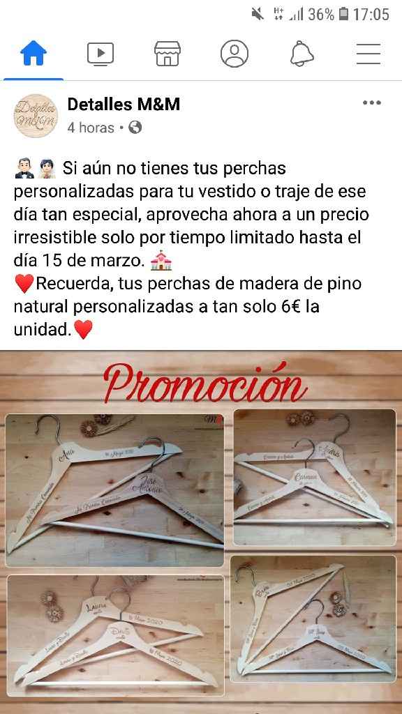 Perchas personalizadas oferta - 1