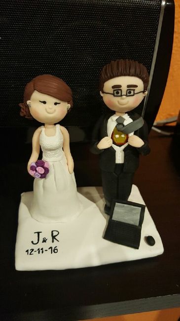 Muñecos para la tarta de boda - 1