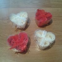jaboncitos en forma de flor