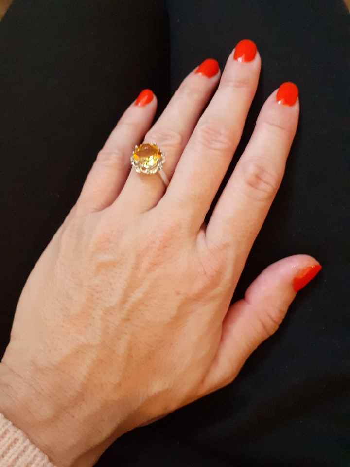 Mi anillo de citrino natural. Lo amé. ¿que os parece? Quisiera ver los vuestros. - 1