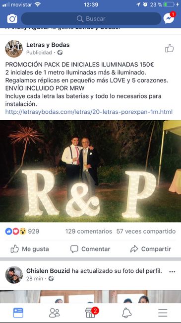 Letras con luces - 1