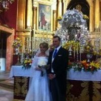 en el altar