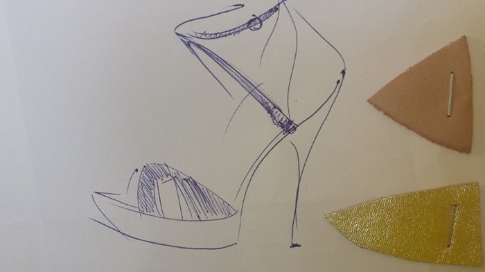 Mis sandalias para el gran día 