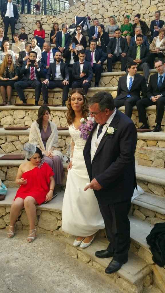 Entrada de la novia a la ceremonia !! - 1