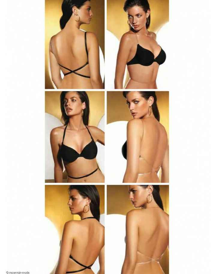 Q sujetador para espalda completamente escotada? - 1