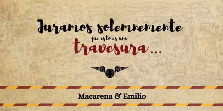 INVITACIÓN DE NUESTRA BODA