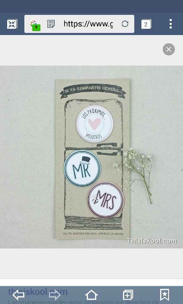 Setalle para futuros novios - 1