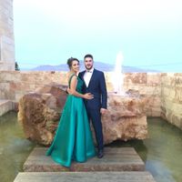 aqui estamos en la boda de mi hermano, donde me pidió matrimonio 