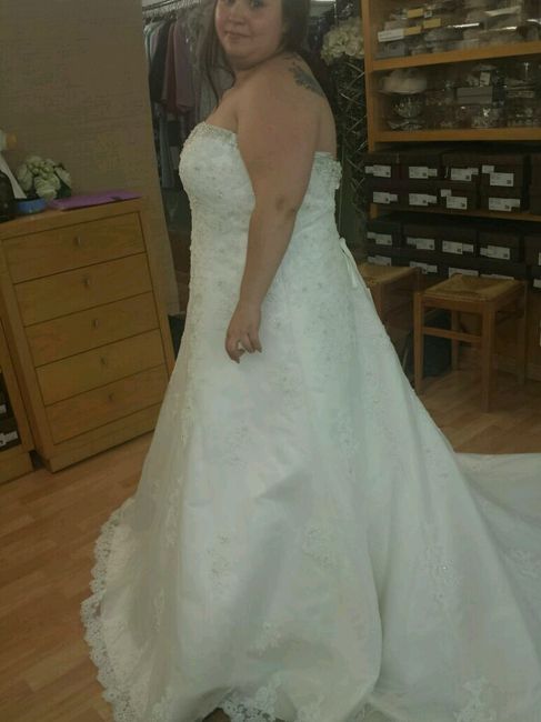 Vestido de novia para rellenita - 2