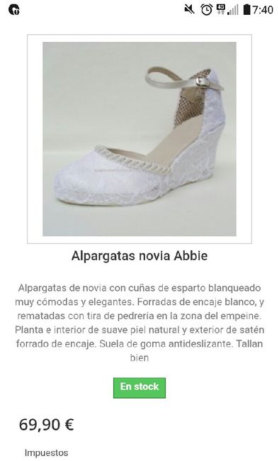 Amanecer de boda alpargatas,  las conoce alguien? - 3