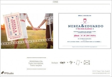 Invitacion Cine PPStudio