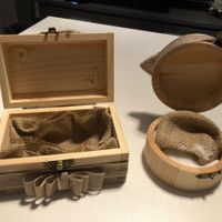 Cajitas para Arras y Anillos terminadas!! - 2