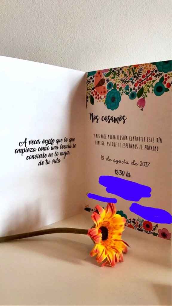 Duda con invitaciones - 2