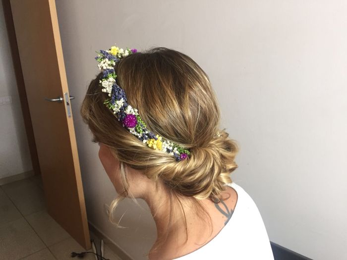 ¿alguien ha llevado el día de su boda este tipo de peinado? - 2