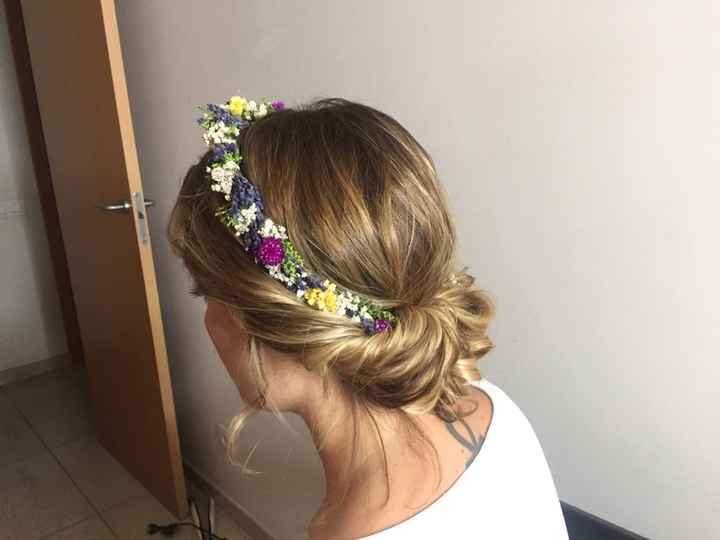 ¿alguien ha llevado el día de su boda este tipo de peinado? - 2