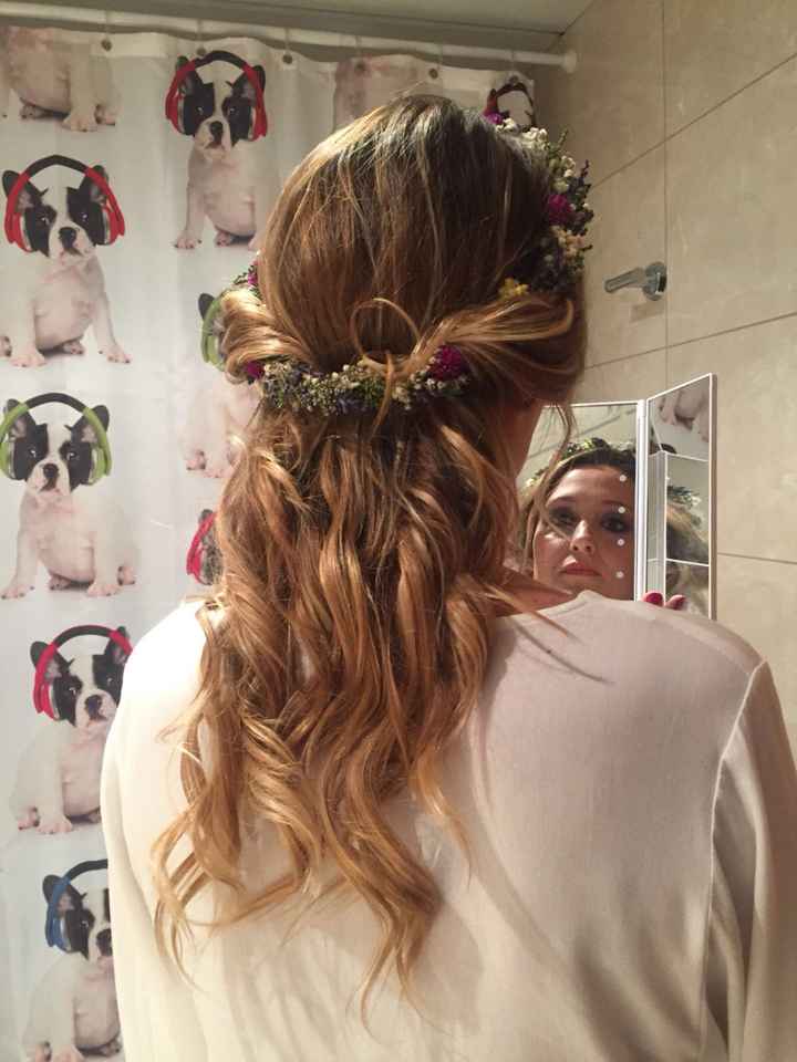 ¿alguien ha llevado el día de su boda este tipo de peinado? - 3