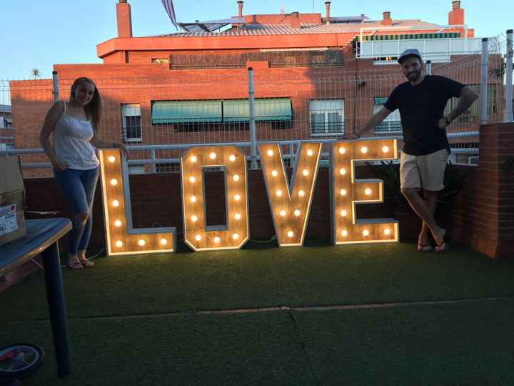 Nuestras letras iluminadas diy!!! - 1